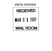 Self-Inking Date Stamp