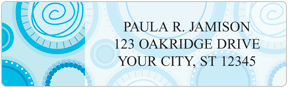 Circle Chic Address Labels