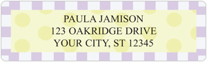 Delicious Dots Address Labels