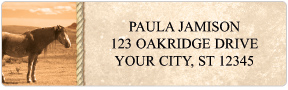 Horse Country Address Labels