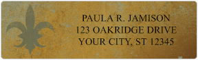 Fleur de Lis Address Labels