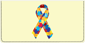 Autism Awareness Checkbook Cover