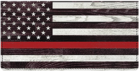 Support Our Firefighters Checkbook Cover