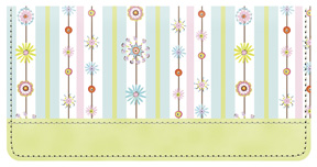 Pompon Checkbook Cover