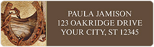 Lucky Horseshoes Address Labels