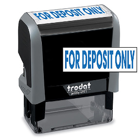 FOR DEPOSIT ONLY Stock Title Stamp