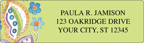 Pompon Address Labels