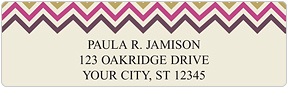 Chevron Address Labels