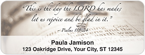 Bible Reflections Address Labels